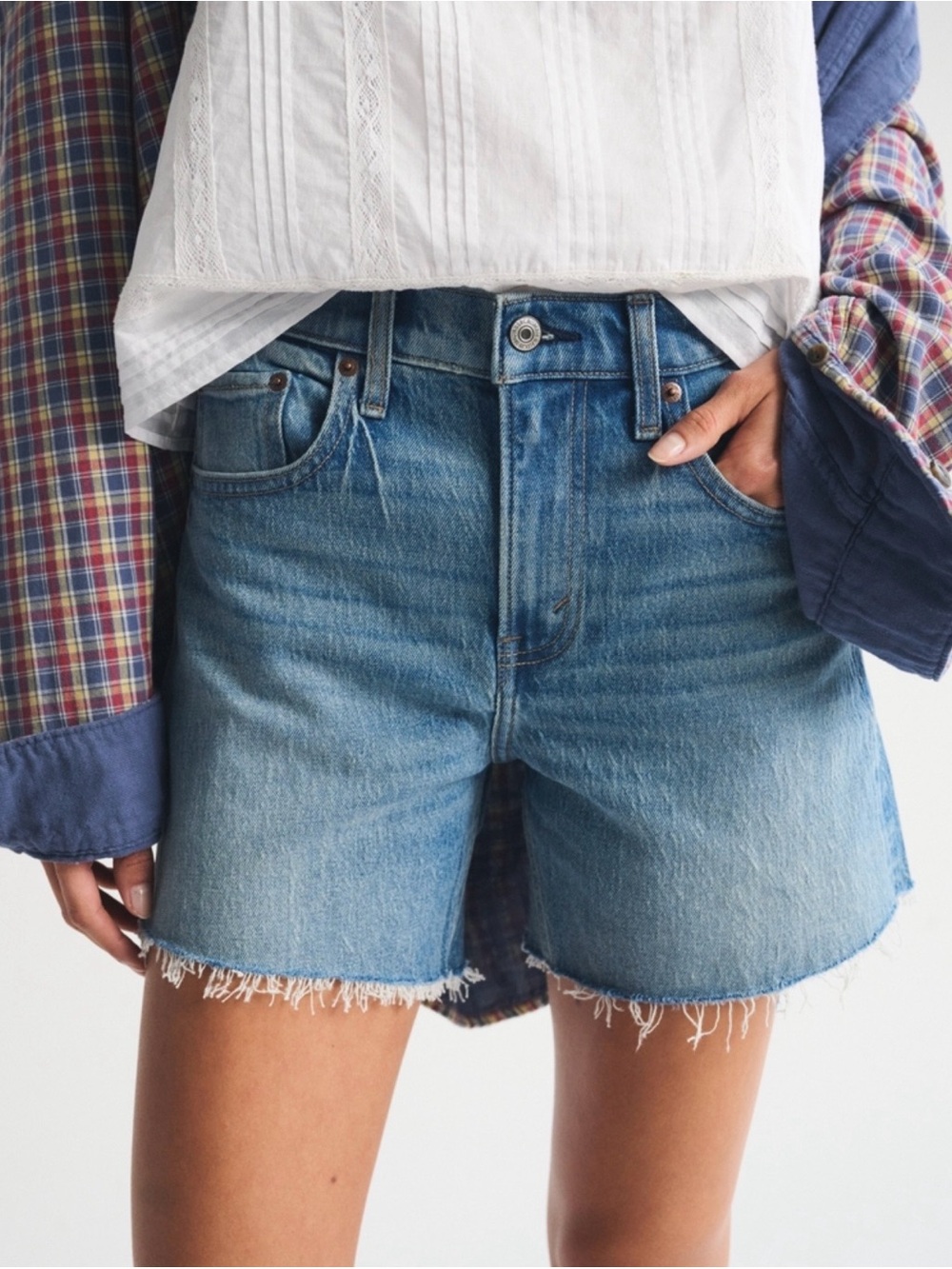 Abercrombie & Fitch High Rise Dad Short